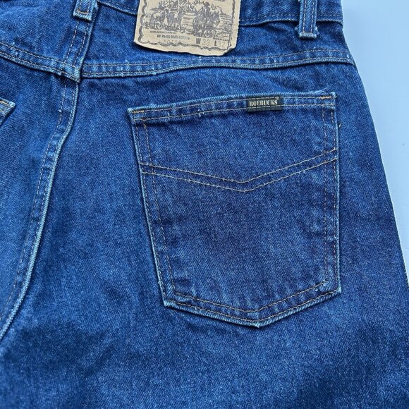 Vintage Sears Genuine Roebucks mens denim jeans size 33x32 (30x32) 50124 - Picture 11 of 16